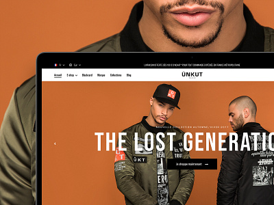 Unkut — Webdesign apparel art direction brand brand design brand identity branding clothing fashion graphic design responsive responsive design streetwear ui design urban user experience user interface ux design webdesign