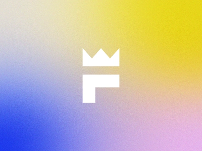 Crown, king, letter F logo concept. a b c d e f g h i j bran identity branding crown design ecommerce f logo gradient identity k l m n o p q r s t u v w x y z king kingdom letter f letter f logo dribbble lettering logo logo designer modern unused vector