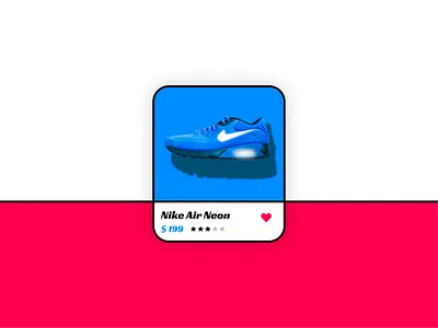 Favorites - UI Design dailyui favorites flat liked minimal nike saved ui uidesign uiux