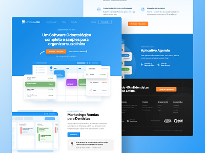 Website - Simples Dental clinic clinic landing clinic website dental clinic dentist dentist website dentistry ui ui dentist uiux