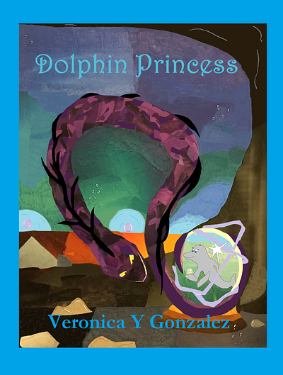 "Dolphin Princess" FRONT COVER barnesandnoble book cover book cover design books collage