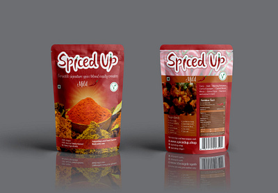 Packaging Design (Spiced Up) graphicdesign illustration image editing labeldesign packaging design typography