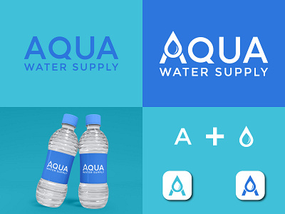 Aqua/Letter A logo mark 3d logo a app logo aqua logo branding business logo custom logo design ecommerce logo identity letter mark logo logo logo design logo inspiration logos minimalist logo modern logo monogram logo startup water supply