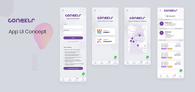 Conecktr mobile responsive website design mobile app ui ux designer uiux website design