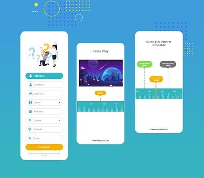 Quiz app design quiz app ui ux design ui ux designer