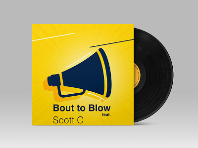 Bout To Blow 3d art 3d mockup album art album cover app design illustration photoshop typography