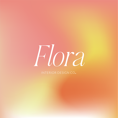 Flora Interior Design Co. Logo branding design graphic design logo logo design ui ui design