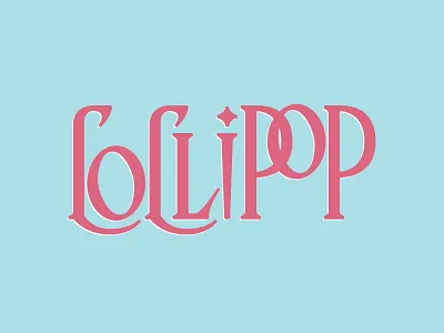 Lollipop - new font WIP display font handcrafted ligature font logo type typeface typography