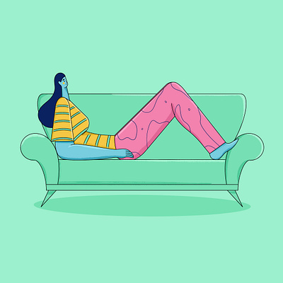 Get Some Rest 2d art character character design character illustration characterdesign flat flat design flat illustration flatdesign freelance illustrator illustration illustrator procreate procreate illustration