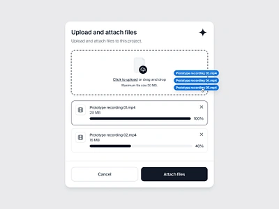 Upload file modal — Untitled UI clean ui design system drag and drop drag drop figma file upload minimal modal pop over pop up popover popup product design ui ui design upload user interface ux ux design