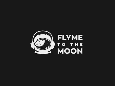Moon ai astro astronaut black design illustration inspiration logo moon space stars whitespace