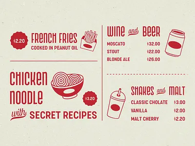 Gendis - Fonts Pack branding food and drink food illustration illustration logo logotype menu bar poster retro surotype vintage