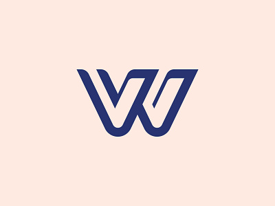 W logomark branding icon logo mark w logo
