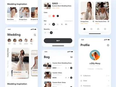Wedding page dress ui wedding
