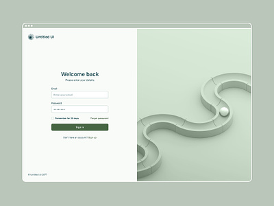 Log in page — Untitled UI create account figma form log in login minimal monotone pastel sign in sign up signin signup simple web design