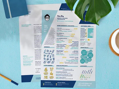 Creative CV/Resume design creative cv creative jobs creative resume cv cv design cv resume cv resume template graphic design graphicdesign infographic infographics job application job hunt job hunting layout layout design letter design resume resume design resume layout