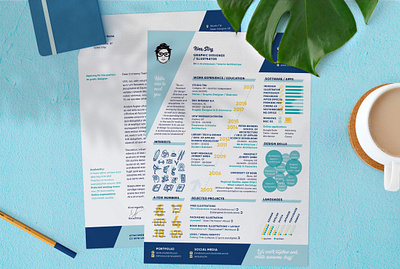 Creative CV/Resume design creative cv creative jobs creative resume cv cv design cv resume cv resume template graphic design graphicdesign infographic infographics job application job hunt job hunting layout layout design letter design resume resume design resume layout