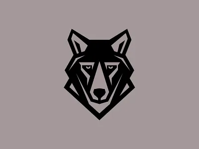 WOLF animal animal logo brand identity branding brandmark cresk custom logo design geometric logo geometry gert van duinen identity identity designer logo logo design logo designer mark symbol designer wolf wolves