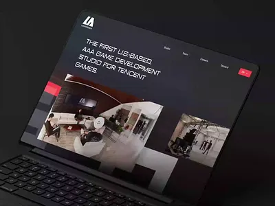 LightspeedLA - game studio agency animation design development game homepage motion graphics studio ui ux web website