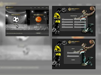soccer basketball animation app clean design graphic design typography ui ux web website