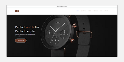 Drey Watches - Wix Website design landingpage product design ui uidesign uiux uiuxdesign wix