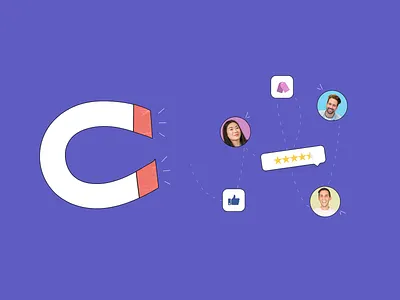 Customer retention branding customer customer retention design illustration vector