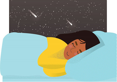 Sleep well, Live well digital art health illustration illustration art sleep vector well being