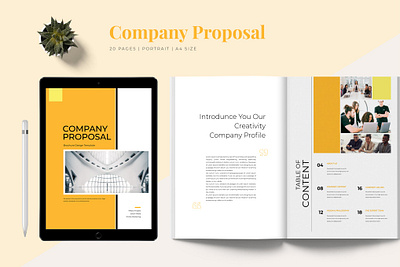 Five Company Proposal blog canva class clean company course download ebook free marketing online print printable proposal social social media template webinar workshop