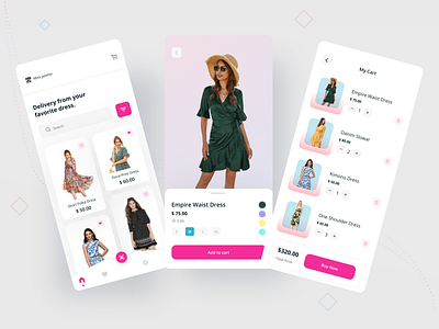 Fashion e-commerce - Mobile App app app design clothe shopping app e commerce e commerce design e commerce shop fashion app mobile app mobile app design mobile design mobile ui