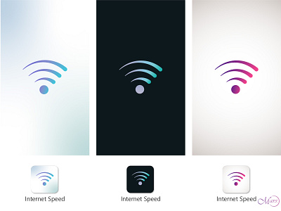 Internet Speed Icon adobe illustrator app app design app icon app icon design app icon designers app icon logo app icons icon icon design icons illustration logo ui vector