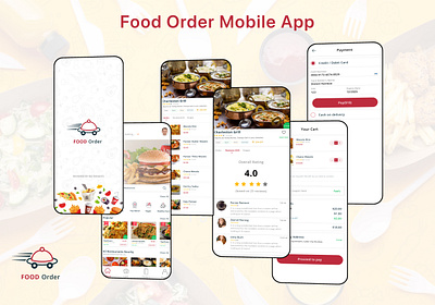 food Order App android app development app design graphic design ios app design logo mobile app online app ui ux