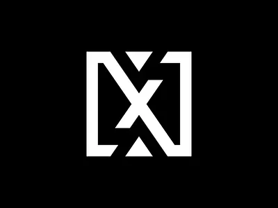 X arrow box brand brand identity branding icon idenity logo logotype slash square vector x