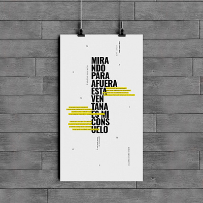 Poster Tipográfico / Typographic Poster argentina design futuristic poster poster art posters type typo typography