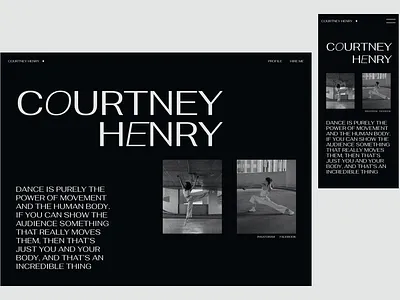 Dance Creator - personal website blog dance dancing minimalistic personal website trendy ui ui design website concept website design
