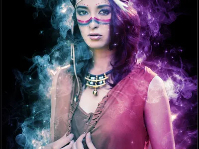 Magic dust photoshop action action amazing art aura dust envato envatomarket excellent flyer graphicdesigner magic modern photoshop poster power trending viral