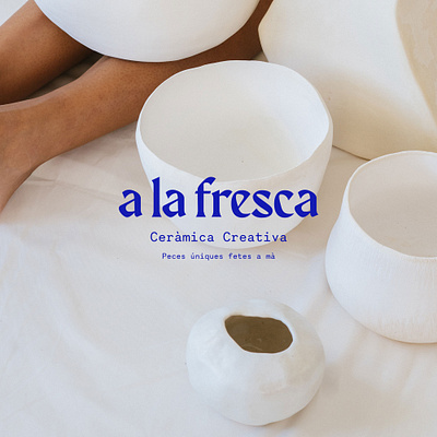 A la fresca art art direction brand branding branding design ceramic clean design editorial graphic design minimal typography