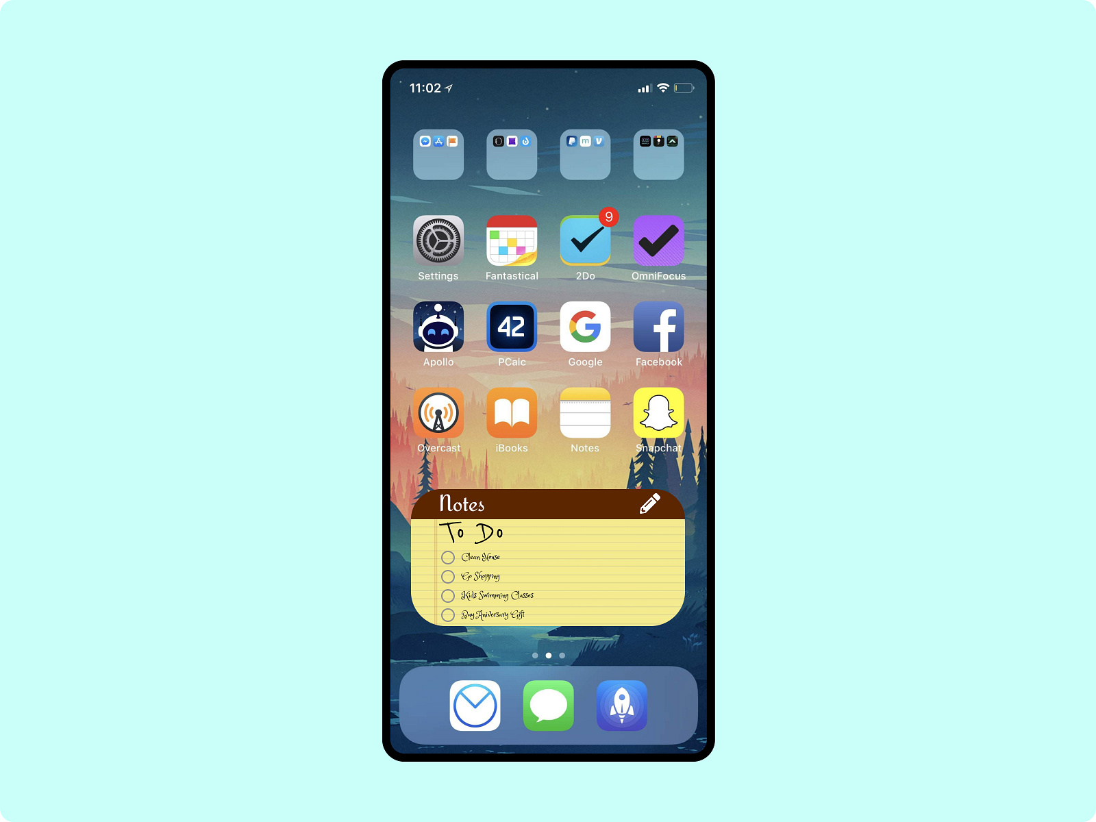 Notes Widget by Wilito Max on Dribbble
