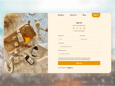 Sign Up page, modal, form for #DailyUI dailyui dailyuichallenge design desktop sign up site ui uidesign uiux ux web web design webdesign website