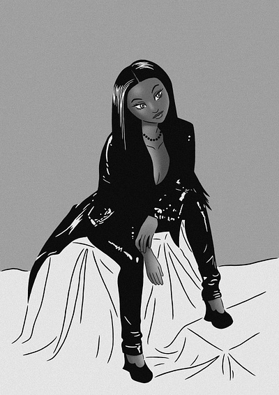 Wolftyla artwork black and white digital digital art digital artwork digital illustration illustration