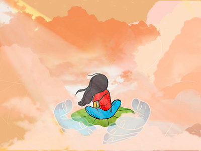 My Dad dad father hope illustration love memories sky tribute