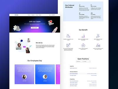 Career page/Join us ui ux website