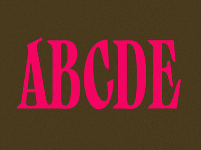 Babble ABC abc branding broad nib pen condensed design display font graphic design lettering letters logo monogram serif type typography vector