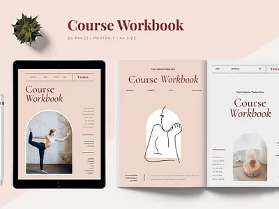 Venna Workbook Planner blog blog ebook canva catalog class clean course download ebook free marketing online print printable social social media template webinar workshop
