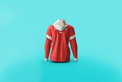 Hoodie Mockup 3d back