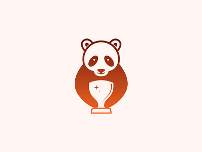 Panda Trophy Logo award logo btanding logo celebration logo championship logo emblem logo gaming logo logo negative space logo panda logo panda trophy panda trophy logo sports logo starlinapro trophy logo trophy panda logo turnament logo victory logo