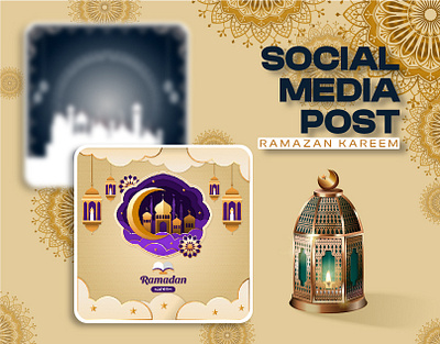 Ramadan Kareem Social Media Posts Collection Template branding collection creative design graphic design happy islamic kareem media post posts ramadan social social media