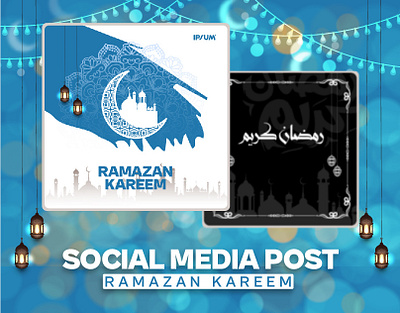 Ramadan Kareem Happy Social Media Template Collection arabic collection creative design graphic design illustration islamic kareem media post posts ramadan social social media