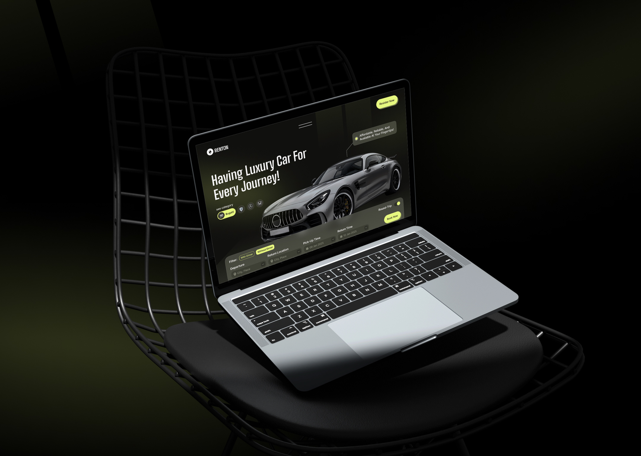 Example of Modern & User Friendly Website UI Design