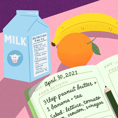 4/100 - Eating Well Article eatingwell editorial illustration food illustration health and wellness illustration thisisnewsworthy