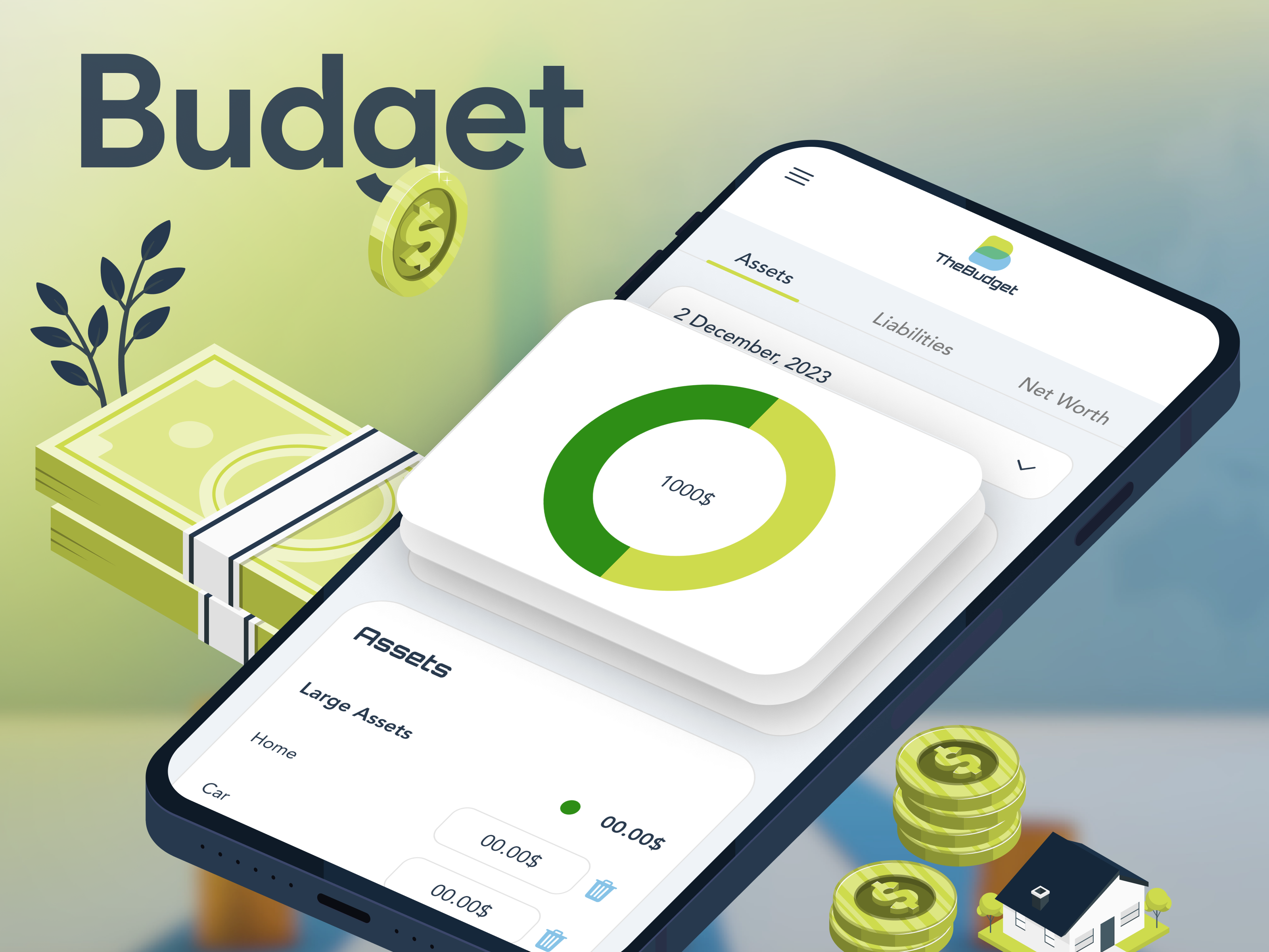 The Budget Landing Page Design app design app designer figma design figma designer graphic design graphic designer landing page design the budget app the budget app design ui design ui ux designer ux design